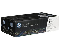 Hewlett Packard (HP) HP CE320AD No.128A Dviguba pakuotė , juoda kasetė
