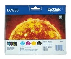 Rašalo kasetė Brother LC980 CMYK | DCP145C/ DCP165C/ MFC250C/MFC290C