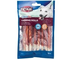 TRIXIE Denta Fun skanėstai šunims, kramtomi antienos suktinukai 80 g