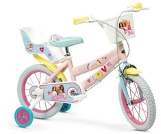 Vaikiškas Dviratis - Barbie Toimsa 14", Rožinė