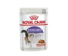 Royal Canin Sterilised 85g konservuotas pašaras katėms maišelyje, maišelyje