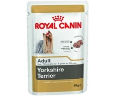 Royal Canin Yorkshire 85g konservuotas pašaras šunims maišelyje