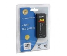 USB 2.0 šakotuvas, 4 prievadai Esperanza EA-112