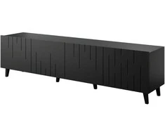 Laikiklis Cama Meble TV Spintelė - Bari 200x42x52, Juodas