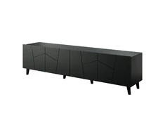 Laikiklis Cama Meble TV Spintelė - Etna 200x42x52, Juodas