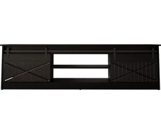 Laikiklis Cama Meble TV Spintelė - Granero 200x56,7x35 Juoda Blizgi