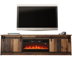 Laikiklis Cama Meble Židinys Su Spintele - Granero 200x56,7x35 Senos Medienos