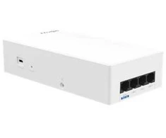 Maršrutizatorius RUIJIE prieigos taškas | Wi-Fi 6 – 802.11ax – 2,97 Gbps | 4 x 1 Gbit prievadai + 1 x 2,5 Gbit išsiuntimo prievadas | 1 PoE prievadas (maks. 10 W) | Maitinamas PoE+ | Tvirtinamas prie sienos patalpose (RG-AP180P-L)