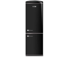 Šaldytuvas REFRIGERATOR MPM-375-FR-53 FULL NO FROST RETRO Juodas