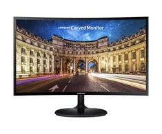 Monitorius SAMSUNG LC24F390FHRXEN 24"/Business/Curved/Panel VA/FHD/16:9/Juodas