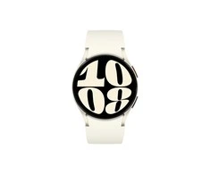 Išmanusis laikrodis Samsung Galaxy Watch 6 LTE, 40 mm, Aukso spalvos korpusas su kreminės spalvos dirželiu