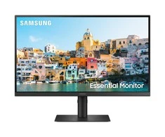 Monitorius SAMSUNG LS24A400UJUXEN 24 colių 1920x1080 IPS 16:9 5ms be belaidžio HAS / pasukamas / pasukamas / pakreiptas HDMI / DP / USB-C DOKAS 65 W USB3 šakotuvas VESA 100
