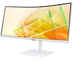 Samsung S65TC computer monitorius 86.4 cm (34") 3440 x 1440 pikselių UltraWide Quad HD LED Baltas
