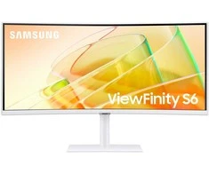 Samsung S65TC computer monitorius 86.4 cm (34") 3440 x 1440 pikselių UltraWide Quad HD LED Baltas