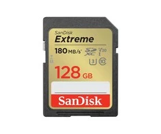 Atminties kortelė Sandisk Extreme SDXC, 128 GB