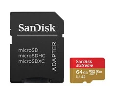 Atminties kortelė SanDisk Extreme Micro SDXC 64GB
