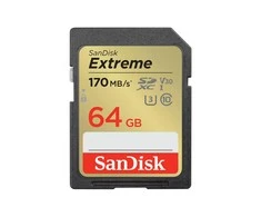 Atminties kortelė Sandisk Extreme SDXC 64GB