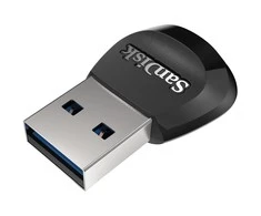 „SanDisk USB 3.0 Micro SD“ / „Micro SDHC“ / „Micro SDXC“ UHS-I skaitytuvas / rašiklis, palaikantis didesnį perdavimo greitį; EAN: 619659169039