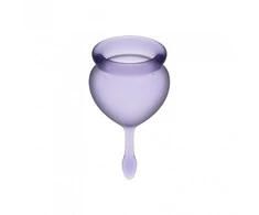Satisfyer Menstruacijų taurė Fel Good Satisfier (violetinė)