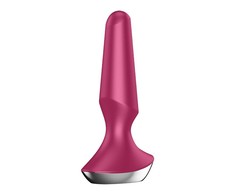Satisfyer Plug-ilicious 2 Vibrating Anal Plug Berry Rechargeable Silicone