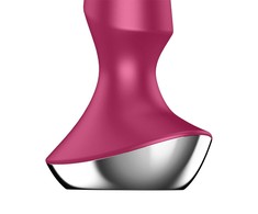 Satisfyer Plug-ilicious 2 Vibrating Anal Plug Berry Rechargeable Silicone