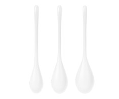 Satisfyer Fun Factory Yoni Power 1 Kegel Ball Set - Pelvic Floor Trainer, Baltas/Raudona