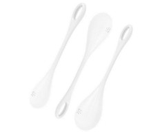 Satisfyer Fun Factory Yoni Power 1 Kegel Ball Set - Pelvic Floor Trainer, Baltas/Raudona