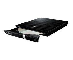 Išorinis CD/DVD Rašytuvas - Savio AK-59 Slim R/RW - USB-C/USB-A, Juodas
