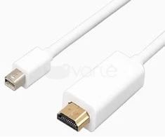 Savio cl-83 laidas (mini displayport m - hdmi m; 1,8m; balta spalva)