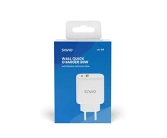 Pakrovėjas - SAVIO LA-06 30W USB Type A &amp; C Greitas Įkrovimas