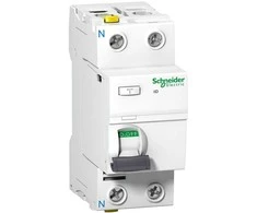 Schneider Electric liekamosios srovės grandinės pertraukiklis Acti9 iID-25-2-30-A 25A 2 polių 30mA A tipas, A9Z21225
