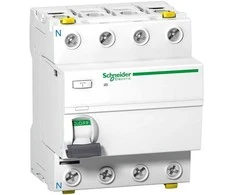 Schneider Electric Schneider diferencinis srovės perjungiklis 4P 25A 0.03A A tipo - A9Z21425