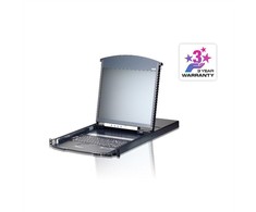 Aten | 16 prievadų Cat 5 dviejų bėgelių 19" LCD KVM per IP komutatorius su virtualia medija | KL1116VNA-AG | 1 x USB A tipo lizdas