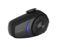 Sena 10S motorcycle intercom 4 channels 1600 m Juodas