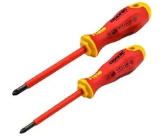 Felo dviejų ergonomiškų VDE atsuktuvų rinkinys plius/minus Z1/Z2 (FL41792191)