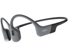 Shokz OpenSwim Pro plaukimo ausinės su kaulų laidumo technologija, USB-C, pilkos spalvos