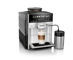 Kavos aparatas SIEMENS TE653M11RW Slėgis 15 bar, Su pieno plakikliu, Automatinis, Sidabrinis/Juodas