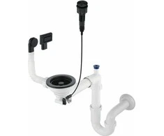 Sifonas granitinėms plautuvėms Deante Space-Saver ZXY_N982, Nero