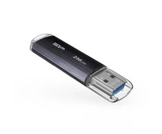 SILIKONIO MAITINIMO KOMPIUTERIS &amp; COMMUNICAT SILICON POWER Blaze B02 USB atmintis 256GB USB 3.2 Juodas