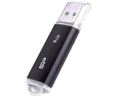 Silicon Power Ultima U02 4 GB, USB 2.0, Juodas