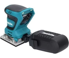 Makita DBO482Z Akumuliatorinis vibracinis šlifuoklis 18V, 114x102mm (Aliumininis pagrindas), Šlifavimo popieriaus dydis 114x102mm, Be akumuliatorių ir kroviklio!