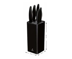Smile Smile SNS-6 6-piece juodas peilis block set | Smile