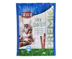 TRIXIE PREMIO Stick Quintett, poultry-liver, skanėstas katėms 5x5 g