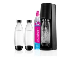 Gėrimų gaminimo aparatas SodaStream Terra juodas +2 buteliukai