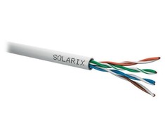 SOLARIX CAT.5E VYTOS POROS KABELIS U/UTP PVC dėžutė 305m