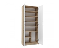 Top E Shop Cama Meble Svetainės Spintelių Komplektas - Cama VIGO NEW 12 Sonoma/Balto Blizgesio