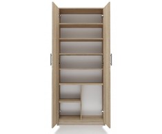 Top E Shop Spinta - Oliv 2D 74x35x180 cm, Sonoma