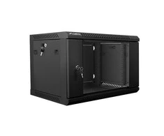 LANBERG WF01-6406-10B sieninis stovas 19 colių išmontuojamas plokščias paketas 6U/600x450mm juodas