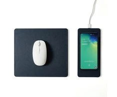 POUT HANDS3 SPLIT - Splitted Pelės kilimėlis with high-speed charging, dark mėlynas