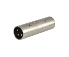 SOUND STATION QUALITY (SSQ) Garso stoties kokybė (ssq) SSQ HA13 SS-1853 Adapteris XLR kištukas - XLR kištukas, chromuotas